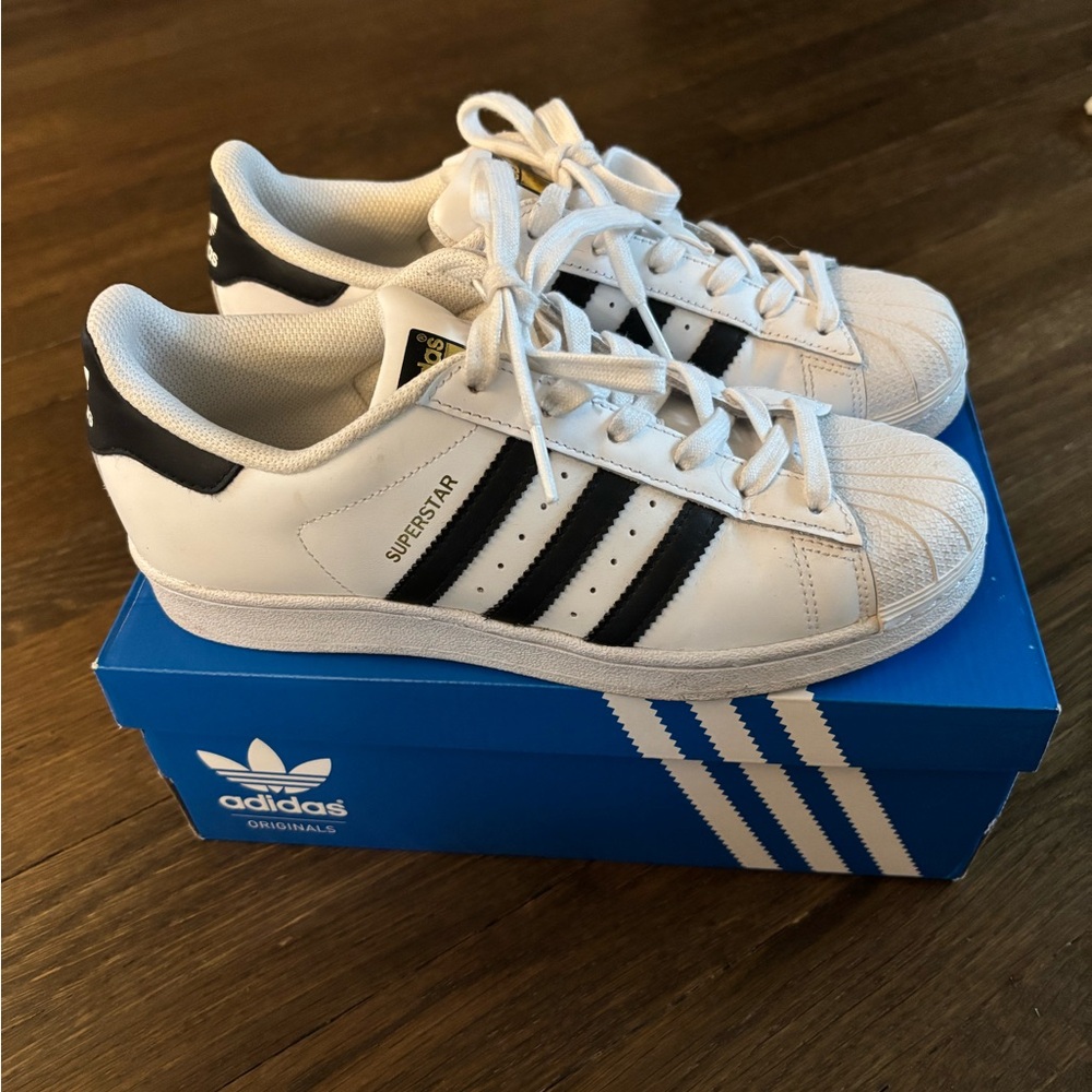 Adidas Superstar Sneakers - White and Black